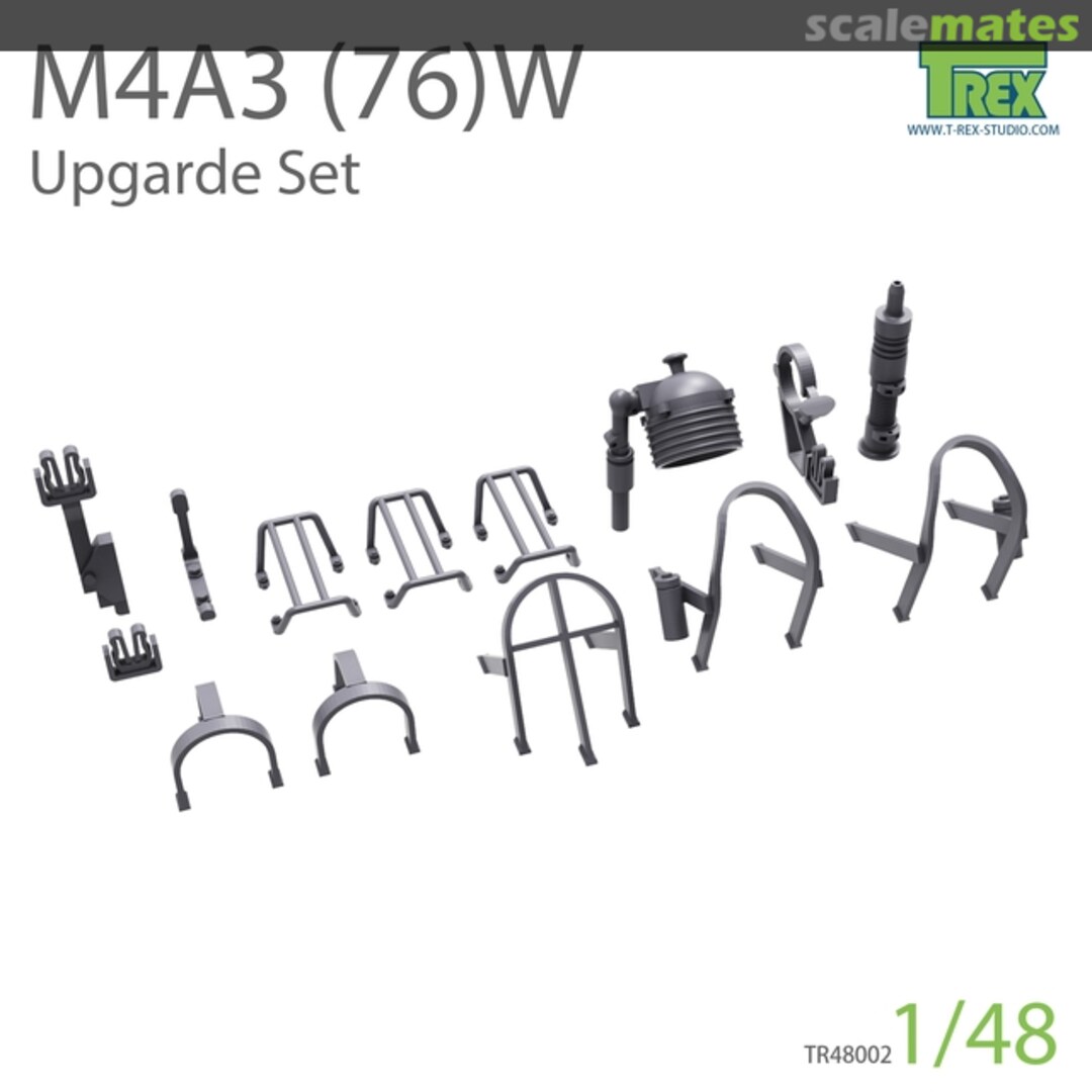 Boxart M4A3 (76)W upgrade set TR48002 T-Rex Studio Boxart M4A3 (76)W upgrade set TR48002 T-Rex Studio