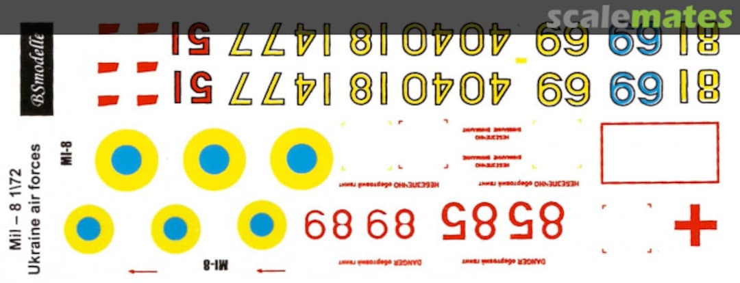 Contents Mil Mi-8(9) Ukraine border guard decals BSM72033 BSmodelle Contents Mil Mi-8(9) Ukraine border guard decals BSM72033 BSmodelle