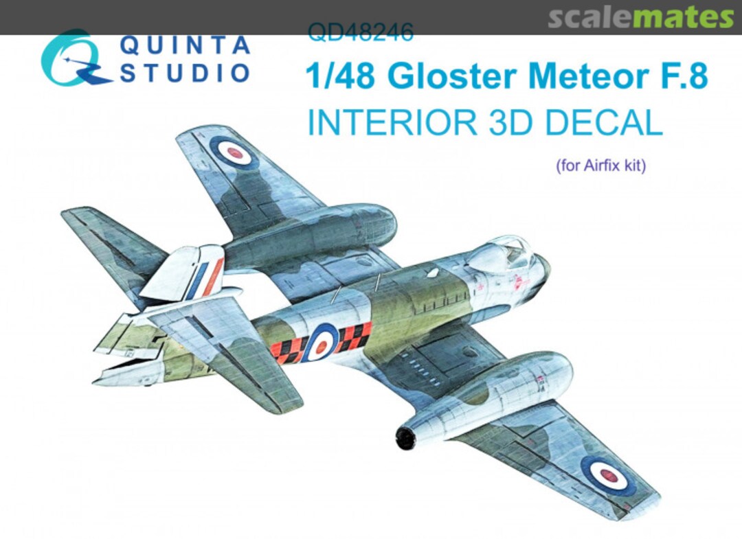 Boxart Gloster Meteor F.8 QD48246 Quinta Studio Boxart Gloster Meteor F.8 QD48246 Quinta Studio
