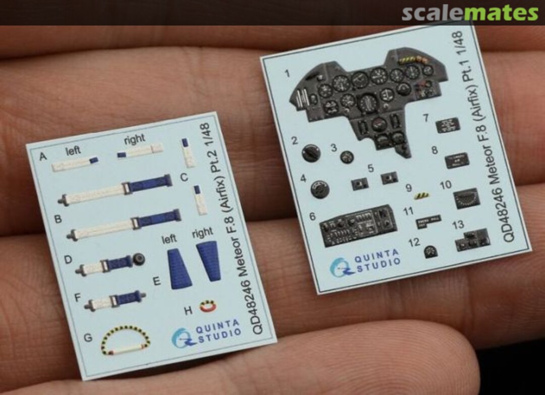 Contents Gloster Meteor F.8 QD48246 Quinta Studio Contents Gloster Meteor F.8 QD48246 Quinta Studio