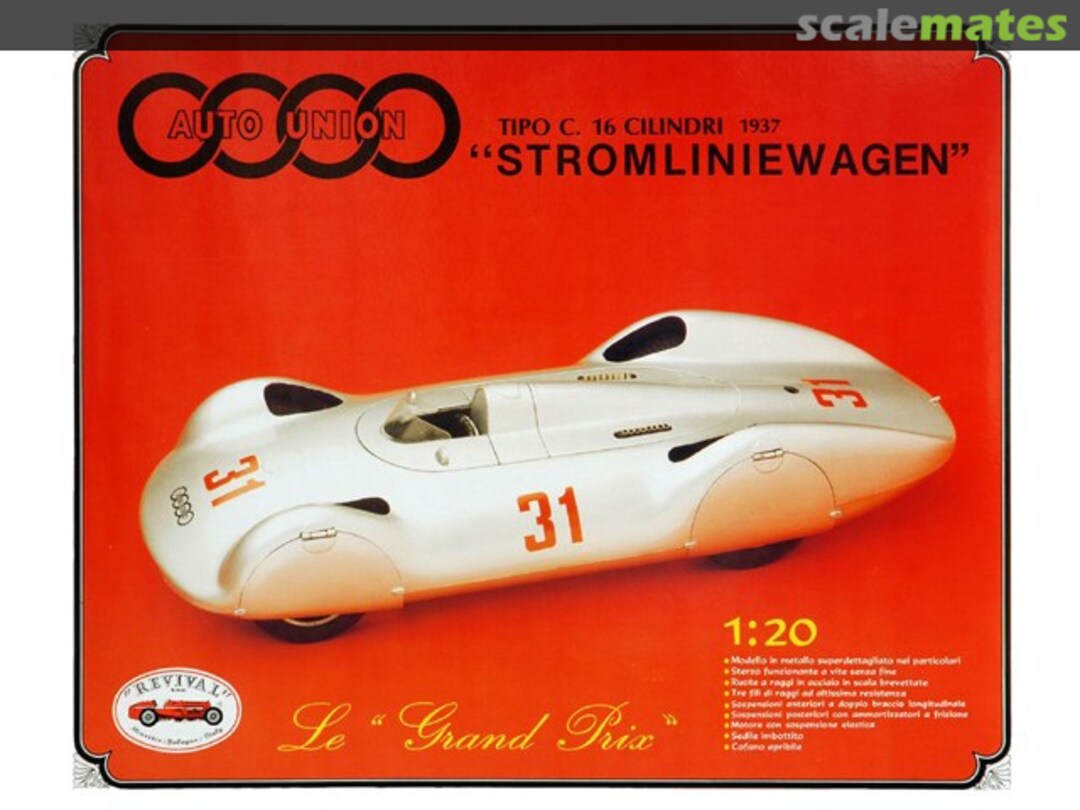 Boxart Auto Union Typo C 16 Cilindri 79102/M Revival Boxart Auto Union Typo C 16 Cilindri 79102/M Revival