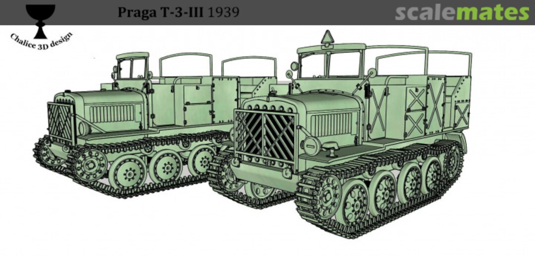 Boxart Praga T-3-III CD005 Chalice 3D Design 