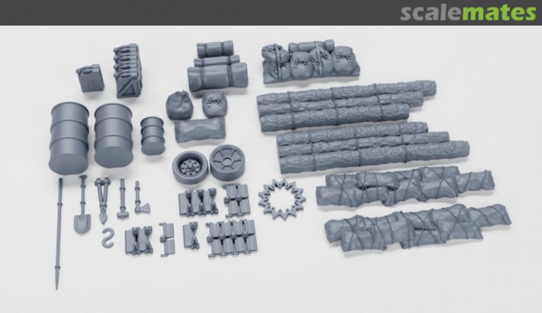 Boxart Set of 5 Accessories for Sherman and Similar Tanks 72011652 EMP3d Boxart Set of 5 Accessories for Sherman and Similar Tanks 72011652 EMP3d