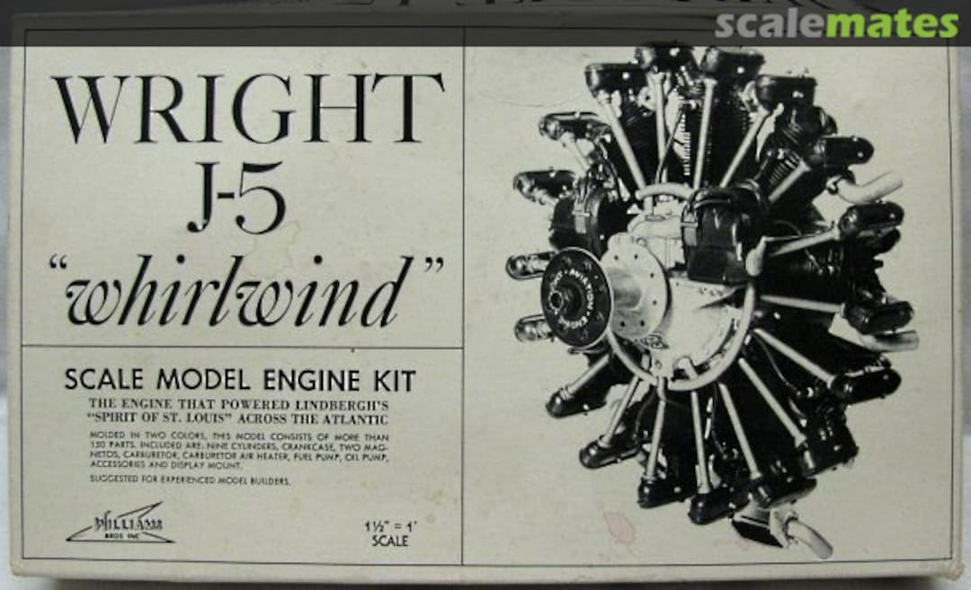 Boxart Wright J-5 Whirlwind 304 Williams Brothers Boxart Wright J-5 Whirlwind 304 Williams Brothers