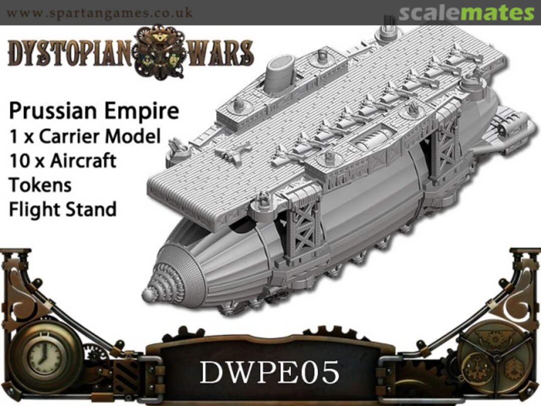 Boxart Prussian Empire Imperium Class Sky Fortress DWPE05 Spartan Games Boxart Prussian Empire Imperium Class Sky Fortress DWPE05 Spartan Games