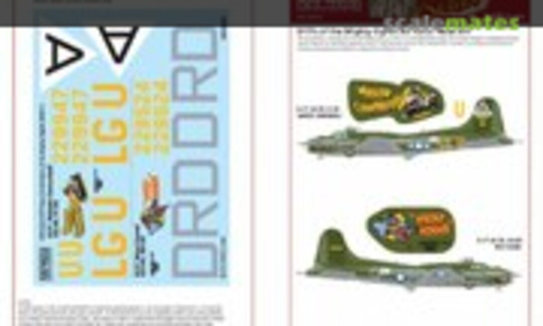 1:48 B17F Nose Art Bombers of the Mighty Eighth (Kits-World KW148012) KW148012