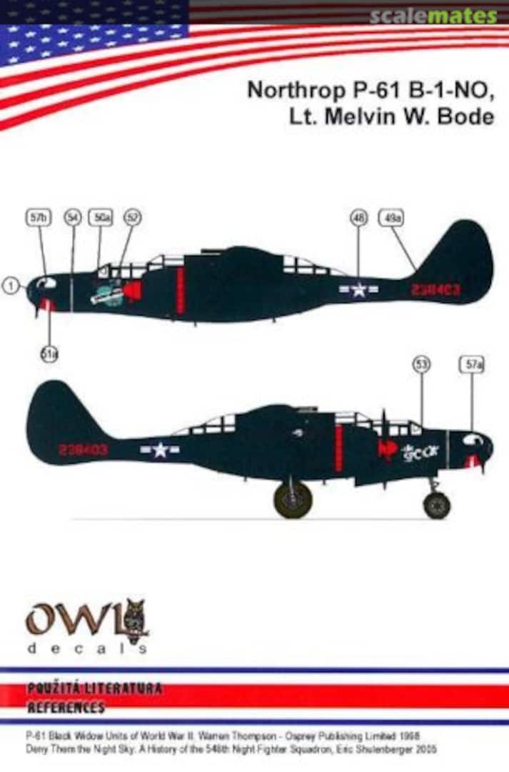 Boxart Northrop P-61 B-1-NO 48002b OWL Boxart Northrop P-61 B-1-NO 48002b OWL