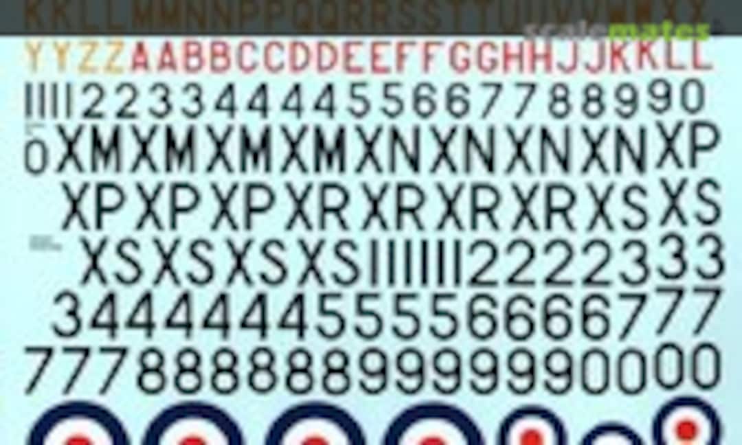 1:72 EE Lightning Customising Decals (Xtradecal X72092)