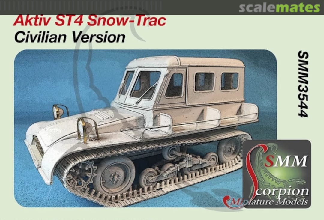 Boxart Aktiv ST4 Snow-Trac SMM3544 Scorpion Miniature Models Boxart Aktiv ST4 Snow-Trac SMM3544 Scorpion Miniature Models