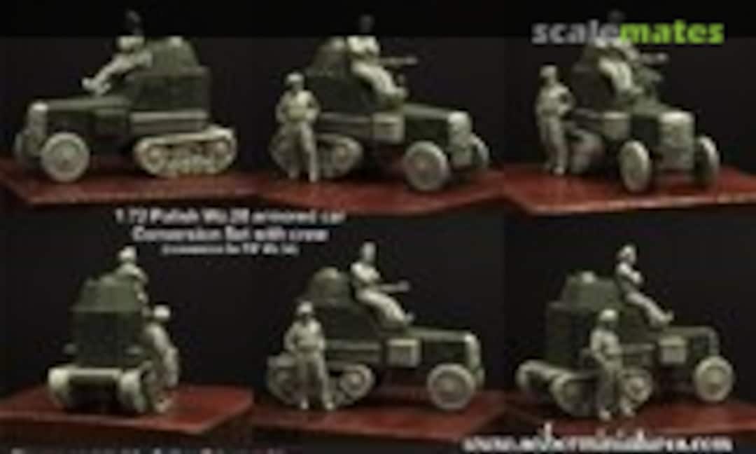 1:72 Polish Wz.28 Conversion with Crew (Scibor Monsterous Miniatures 72HM0029) 72HM0029