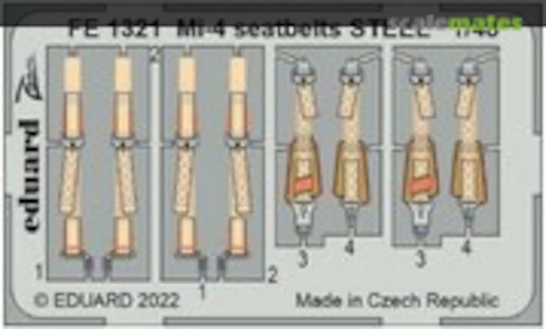 1:48 Mi-4 seatbelts (Eduard FE1321) FE1321