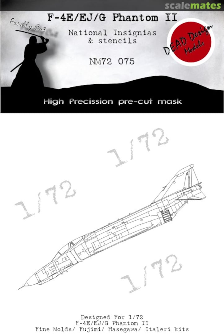 Boxart F-4E/EJ/G Phantom II - National Insignias & Stencils NM72075 DEAD Design Models Boxart F-4E/EJ/G Phantom II - National Insignias & Stencils NM72075 DEAD Design Models