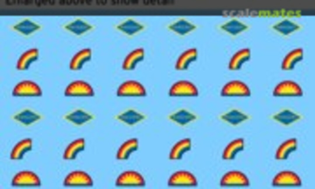 1:35 US Army Uniform Patches 41st and 42nd Infantry Divisions and (Archer FG35032(rev)) FG35032(rev)