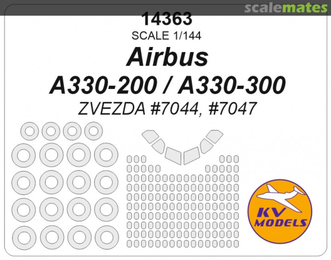 Boxart Airbus A330-200 / A330-300 14363 KV Models Boxart Airbus A330-200 / A330-300 14363 KV Models