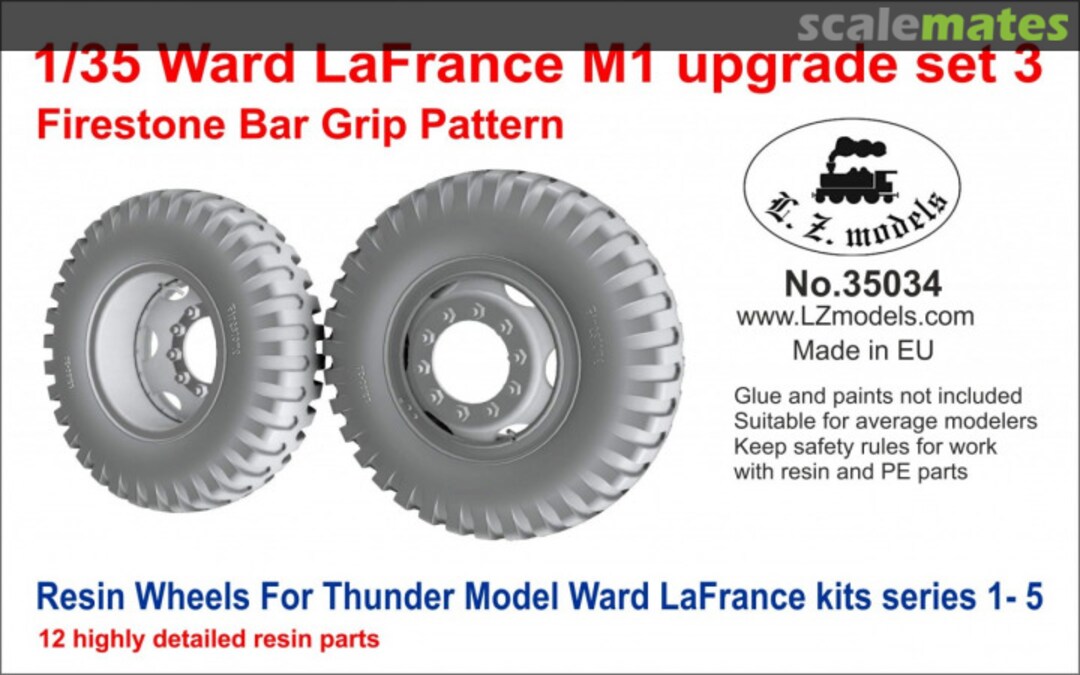 Boxart Ward LaFrance M1 Upgrade set 3 35034 L.Z. Models Boxart Ward LaFrance M1 Upgrade set 3 35034 L.Z. Models