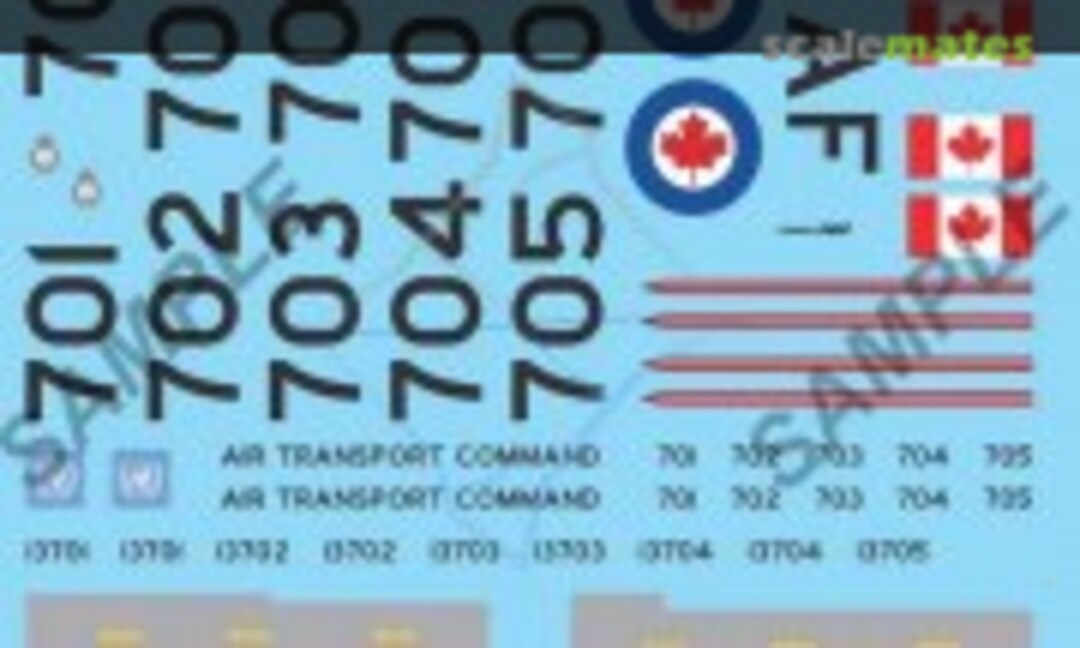 1:72 Boeing CC-137 Husky - MASTER SET (Above & Below Graphics 157) 157