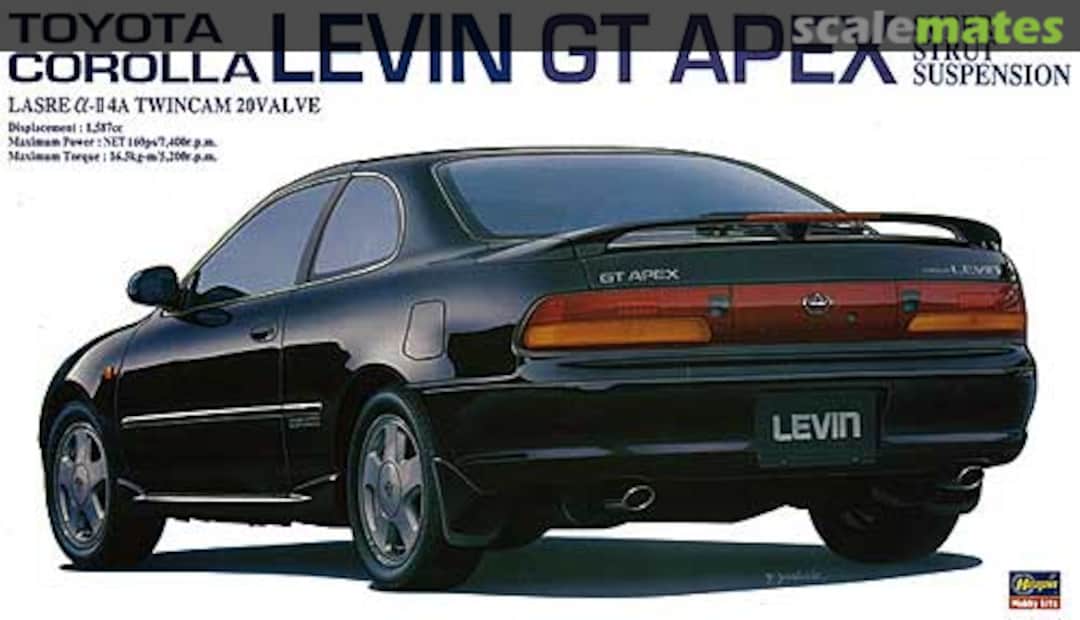 Boxart Toyota Corolla Levin GT Apex 20254 Hasegawa Boxart Toyota Corolla Levin GT Apex 20254 Hasegawa