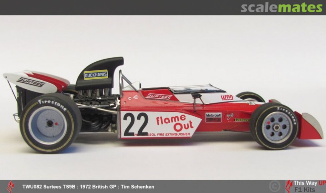 Boxart Surtees-Ford TS9B "Flame Out" TWU 082 This Way Up Boxart Surtees-Ford TS9B "Flame Out" TWU 082 This Way Up