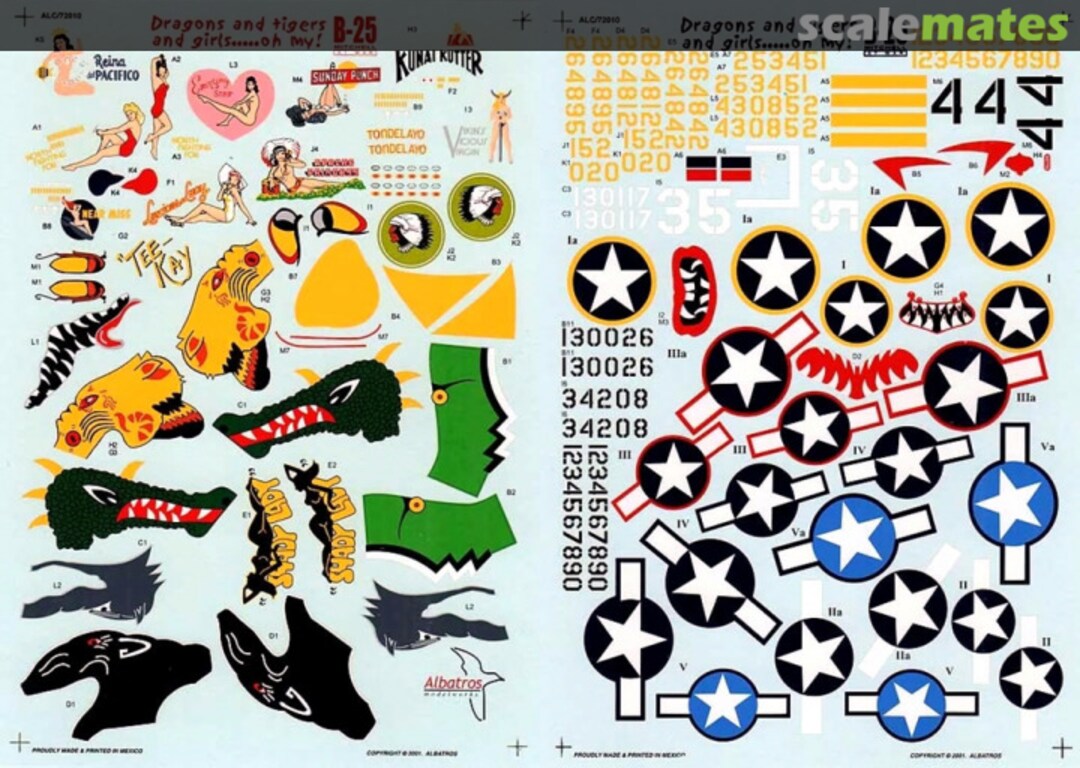 Boxart Dragons and tigers and girls.....oh my! ALC-72008 Albatros Modelworks