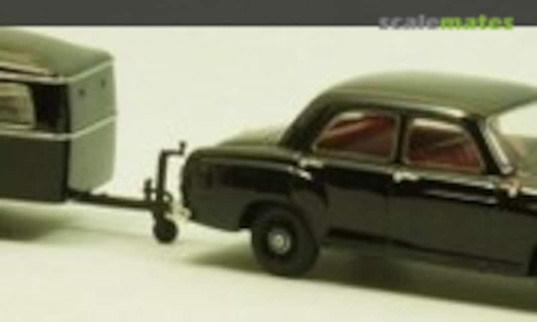 1:43 Westfalia Funeral Trailer Type 250 G + Mercedes 180 a Ponton (Tin Wizard TW010-S01) TW010-S01