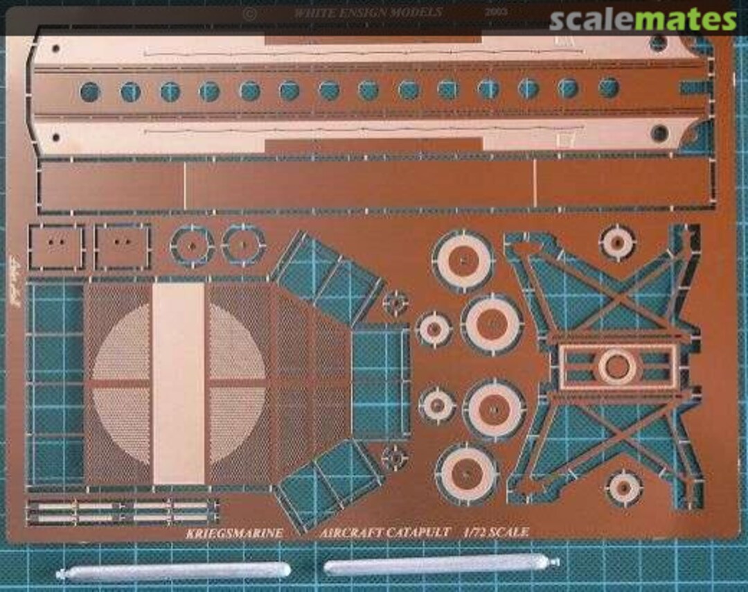 Boxart Kriegsmarine Heavy Cruiser Seaplane Catapult and Launch Cradle for Arado AR196 PE 7204 White Ensign Models Boxart Kriegsmarine Heavy Cruiser Seaplane Catapult and Launch Cradle for Arado AR196 PE 7204 White Ensign Models