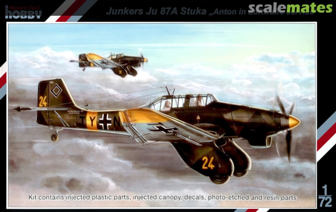 Boxart Junkers Ju 87A Stuka SH72136 Special Hobby Boxart Junkers Ju 87A Stuka SH72136 Special Hobby
