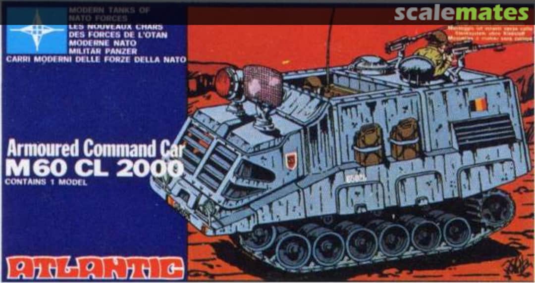 Boxart Armoured Command Car M60 CL 2000 608 Atlantic