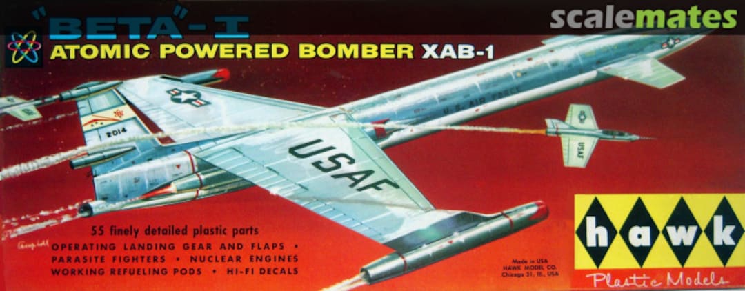 Boxart "Beta"-I Atomic-Powered Bomber XAB-1 514-98 Hawk