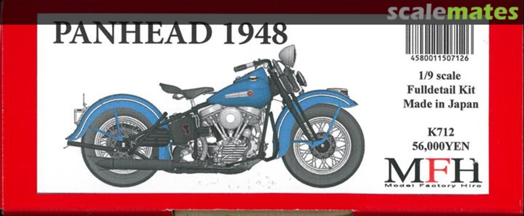 Boxart Panhead 1948 K-712 Model Factory Hiro Boxart Panhead 1948 K-712 Model Factory Hiro