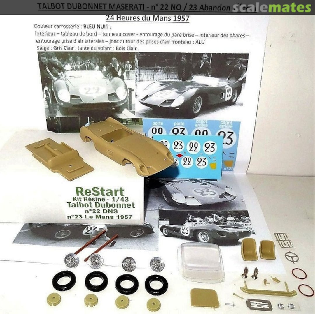 Boxart Talbot-Maserati Dubonnet Sport 2500 ReStart Boxart Talbot-Maserati Dubonnet Sport 2500 ReStart