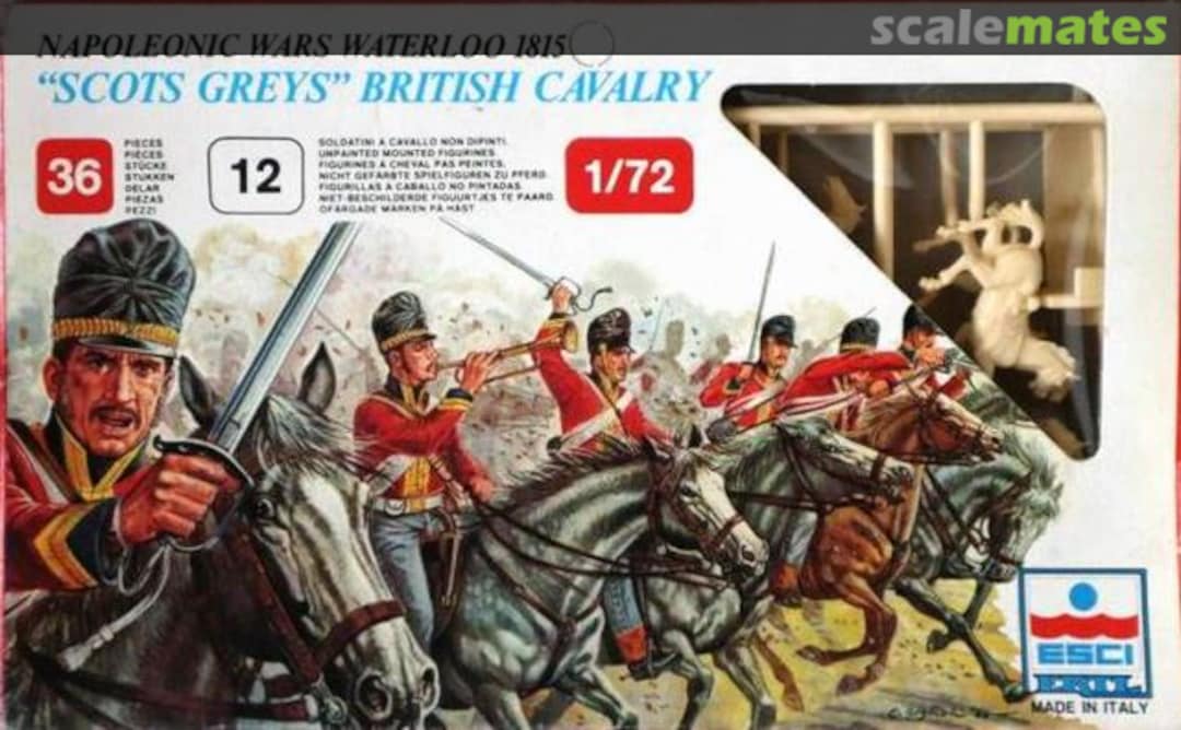 Boxart "Scots Greys" British Cavalry 217 ESCI/ERTL