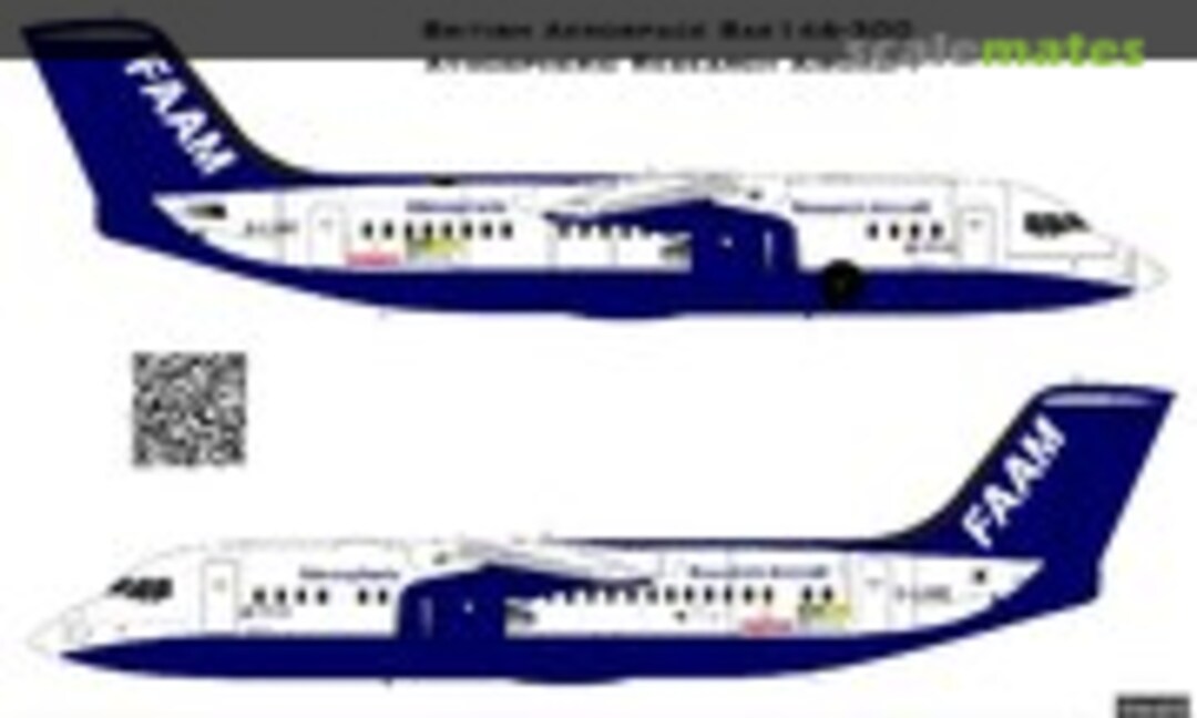 1:72 BAe146 Atmospheric Research Aircraft (BSmodelle BSM720526)