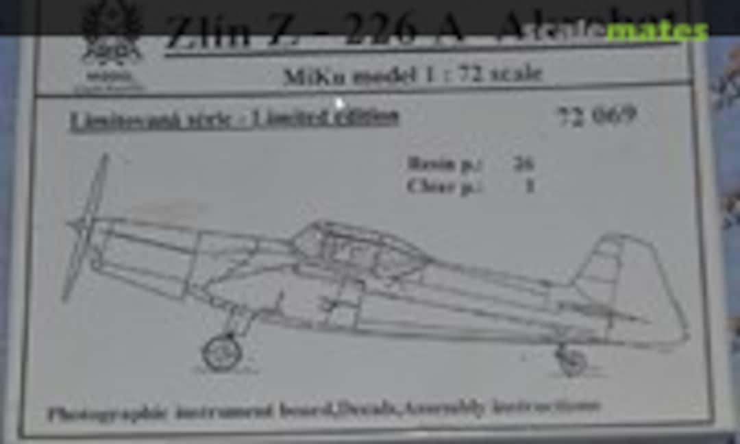 1:72 Zlín Z-226A Akrobat (MiKu 72069)