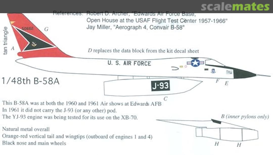 Contents B-58A Hustler 2000 Muroc Models Contents B-58A Hustler 2000 Muroc Models