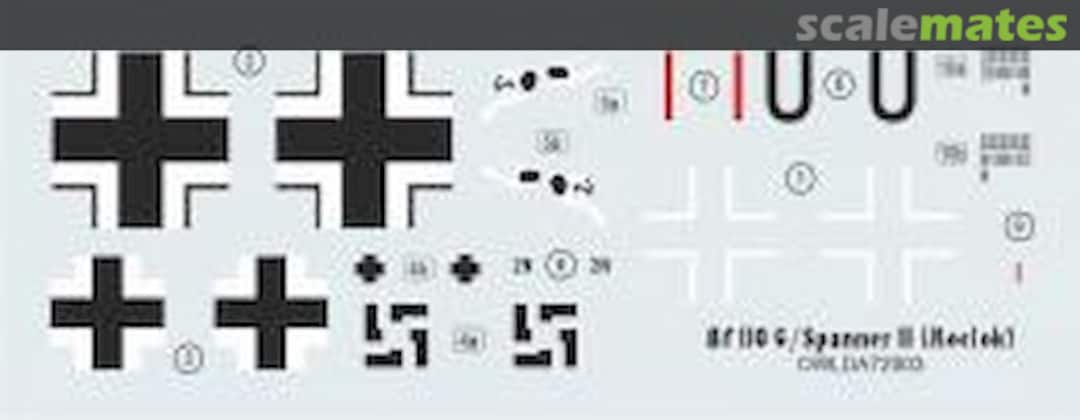 Boxart Bf 110 G-2 Spanner II OWLDA72003 OWL Boxart Bf 110 G-2 Spanner II OWLDA72003 OWL