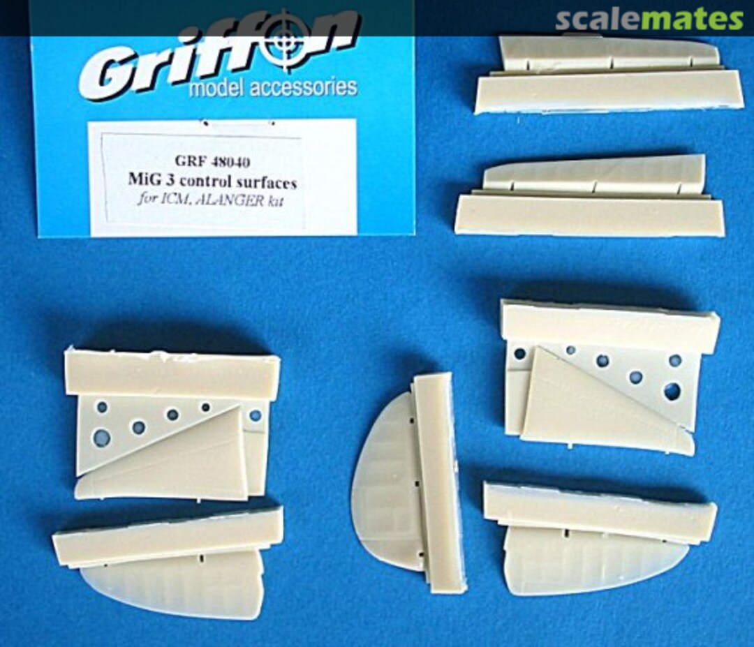 Boxart MiG-3 control surfaces GRF48040 Griffon Model Accessories Boxart MiG-3 control surfaces GRF48040 Griffon Model Accessories