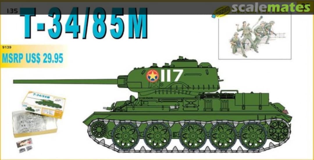 Boxart T-34/85M 9139 Cyber Hobby Boxart T-34/85M 9139 Cyber Hobby