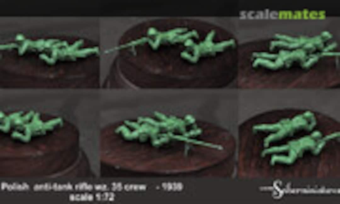 1:72 Polish Anti-Tank Rifle WZ 35 crew - 1939 (Scibor Monsterous Miniatures 72HM0078) 72HM0078
