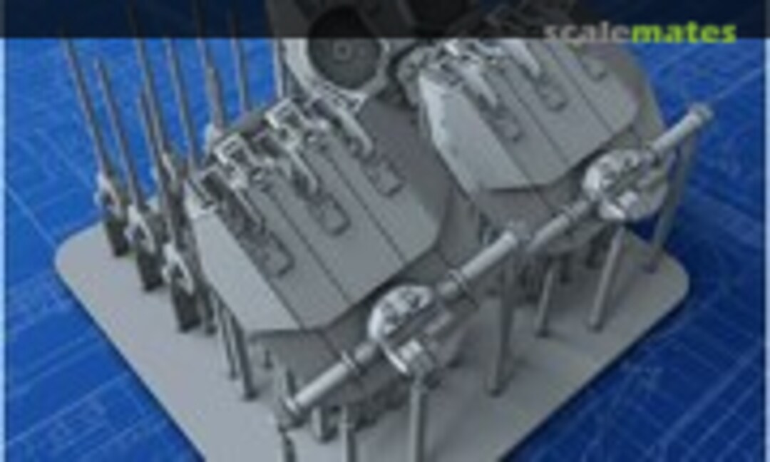 1:700 Triple 152mm/55 (6") Model 1936 (Micro Master MM0292P) MM0292P