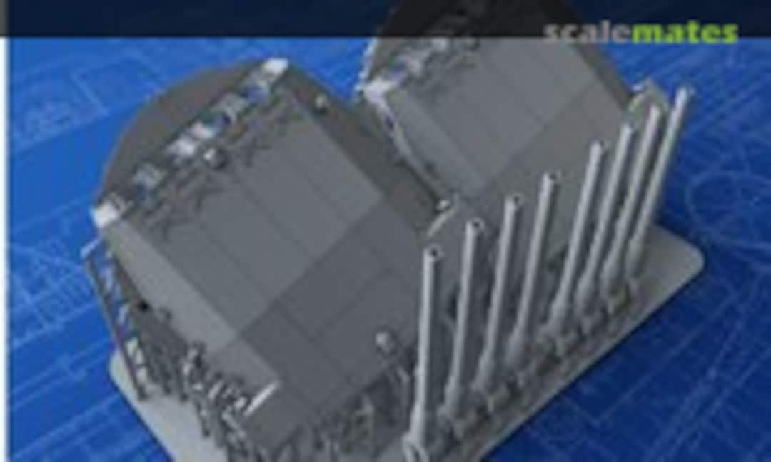 1:700 Quad 380mm/45 (14.96") Model 1935 (Micro Master MM0282P) MM0282P