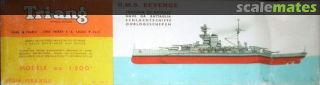Boxart H.M.S. Revenge 122P Tri-ang (FROG) Boxart H.M.S. Revenge 122P Tri-ang (FROG)