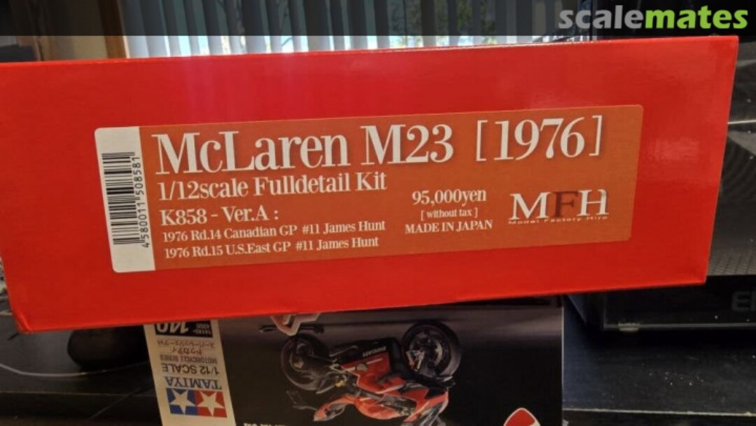 Boxart Mclaren M23 K858 Model Factory Hiro Boxart Mclaren M23 K858 Model Factory Hiro