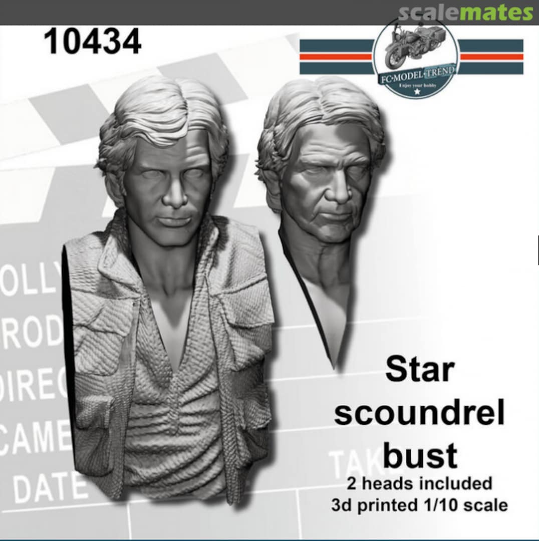Boxart Star Scoundrel Bust (3D-Printed) 10434 FC Model Trend Boxart Star Scoundrel Bust (3D-Printed) 10434 FC Model Trend