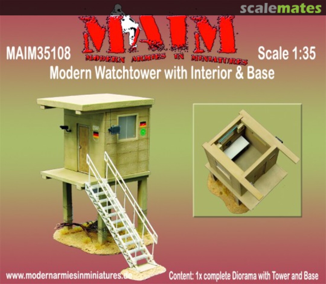 Boxart ISAF Watchtower with Interior & Base MAIM35108 MAiM Boxart ISAF Watchtower with Interior & Base MAIM35108 MAiM