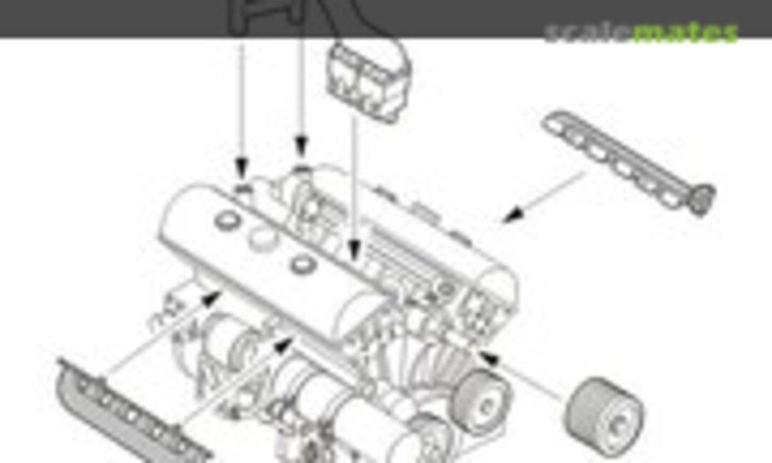 1:72 Maybach HL120 TRM WWII German tank engine (CMK 2058) 2058