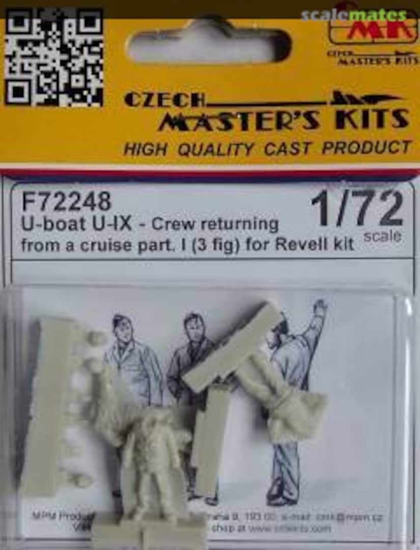 Boxart U-boat U-IX Crew returning from a cruise part. I (3 fig) F72248 CMK Boxart U-boat U-IX Crew returning from a cruise part. I (3 fig) F72248 CMK