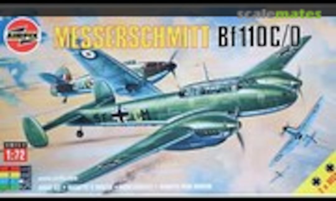 1:72 Messerschmitt Bf 110C/D (Airfix 02006)