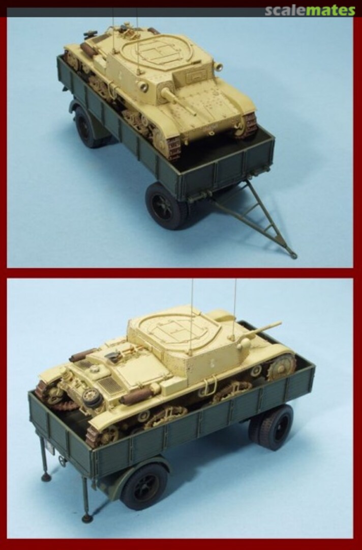 Boxart Viberti Trailer for M tanks series transportation R095 CRIEL.MODEL Boxart Viberti Trailer for M tanks series transportation R095 CRIEL.MODEL