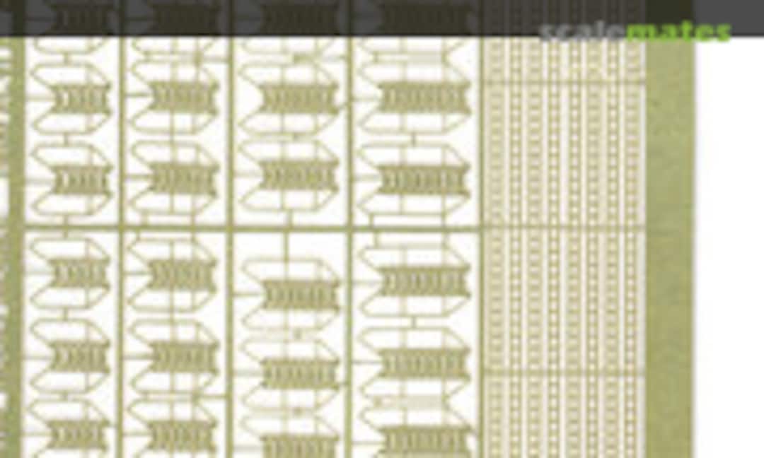 1:600 Inclined & Vertical Ladders (1 Photo-Etched sheet) (Tom's Modelworks 6016) 6016