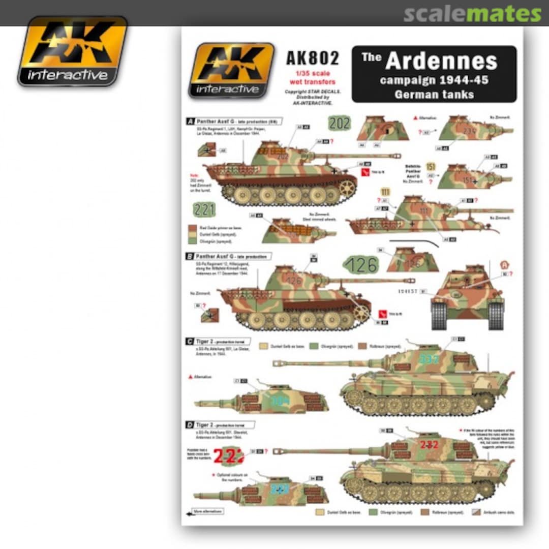 Boxart The Ardennes Campaign 1944-45 AK 802 AK Interactive Boxart The Ardennes Campaign 1944-45 AK 802 AK Interactive